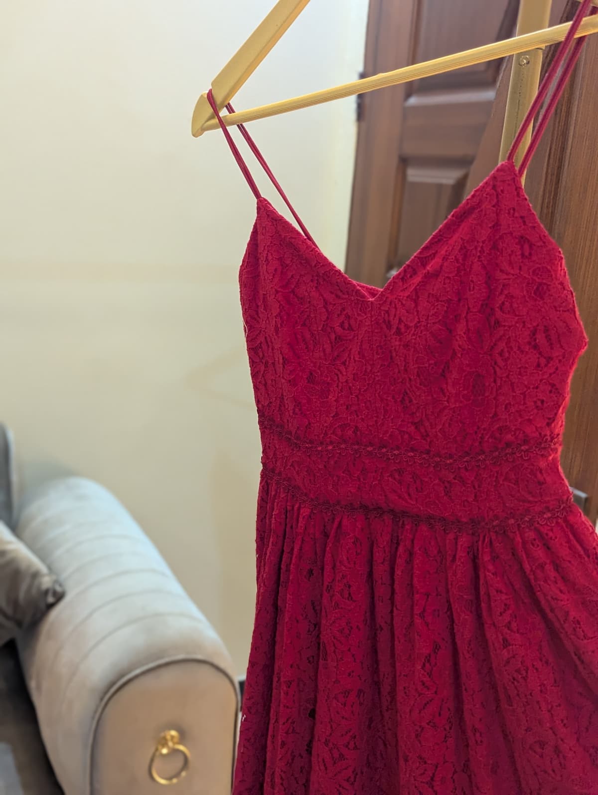 Short party wear frock alternate view